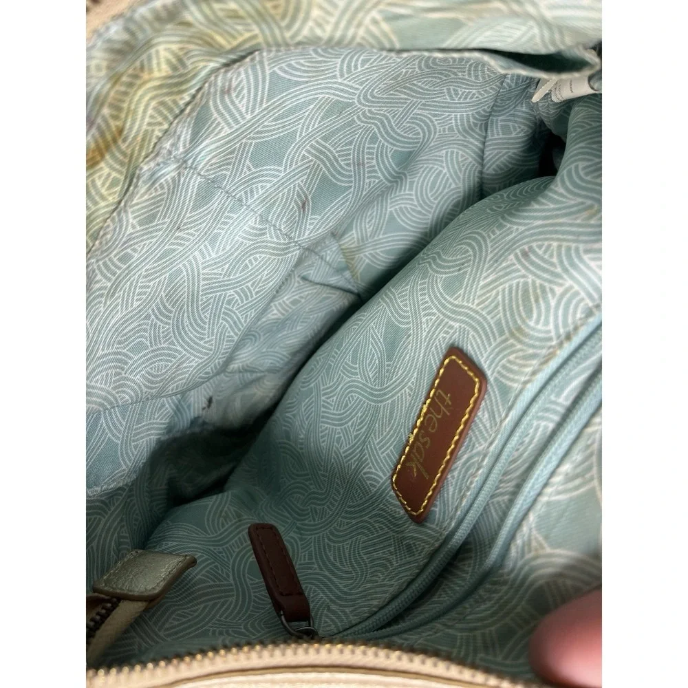The‎ Sak Metallic Gold Crossbody Shoulder Purse Handbag